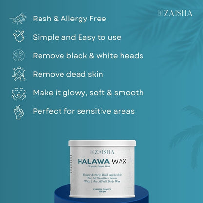 Halawa Wax + Cotton Strips Pack