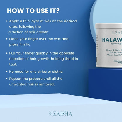 Halawa Wax + Cotton Strips Pack